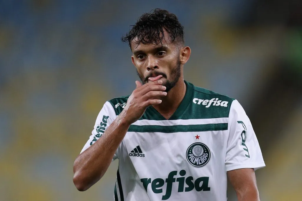 Gustavo Scarpa quando jogava no Palmeiras. (Photo by Buda Mendes/Getty Images)