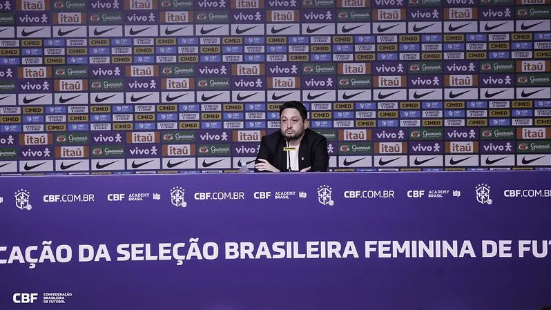 Arthur Elias. técnico da Seleção Feminina. Foto: Rafael Ribeiro/CBF