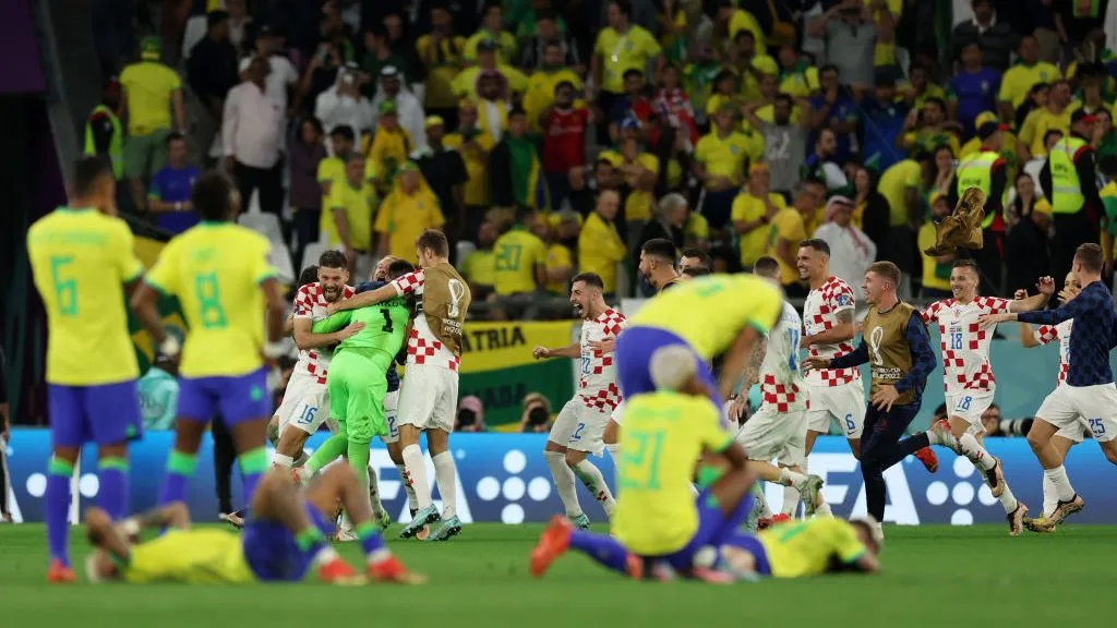 Brasil x Croácia na Copa. Foto: Lars Baron/Getty Images)