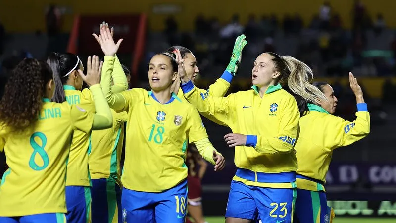 Seleção Feminina na Copa América. Foto: Lívia Villas Boas / CBF