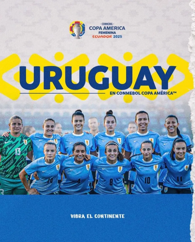 Seleção uruguaia. Foto: Reprodução/Instagram/@copaamerica