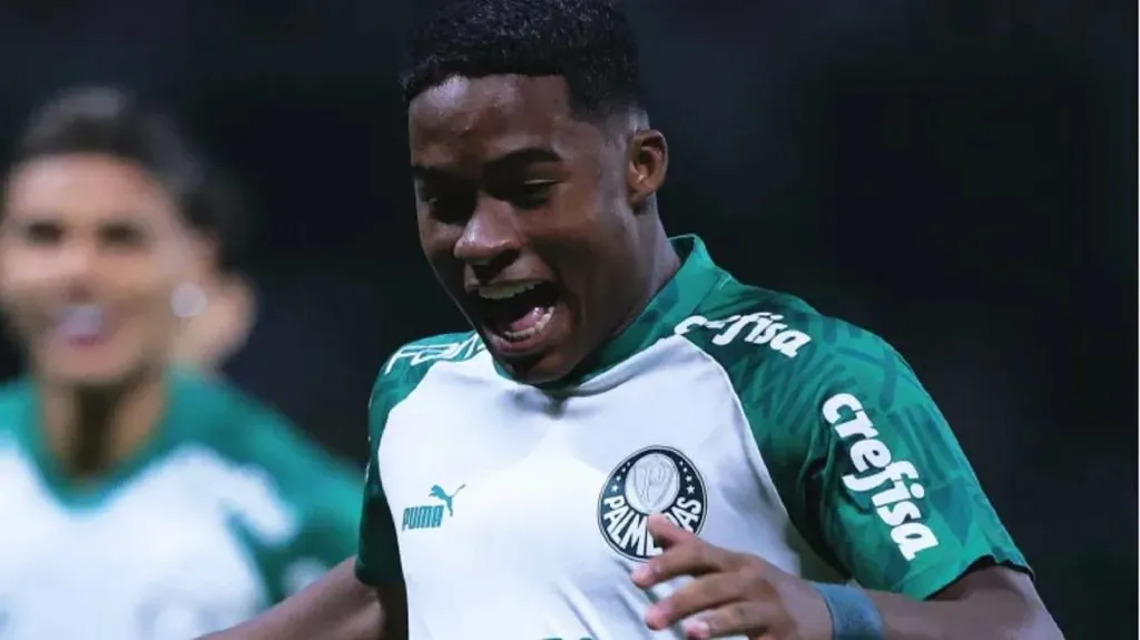 Foto: Ettore Chiereguini/AGIF – Endrick, atacante do Palmeiras