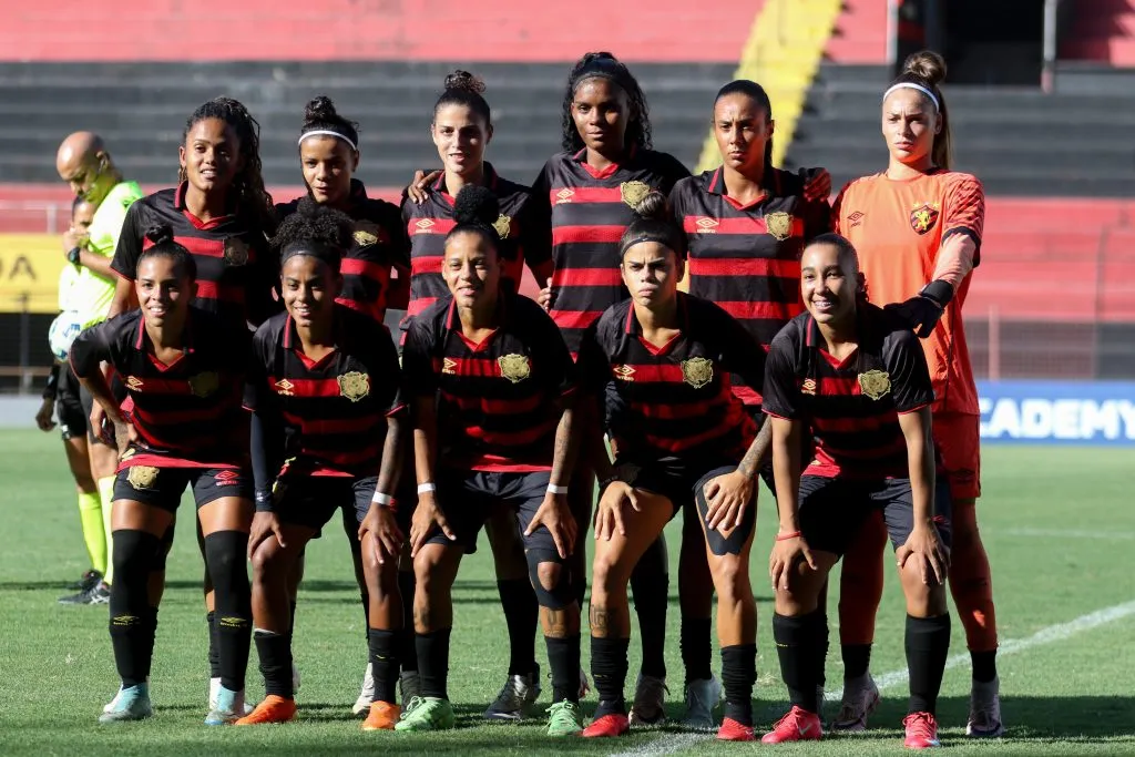 Jogadoras do Sport. Foto: Marlon Costa/AGIF