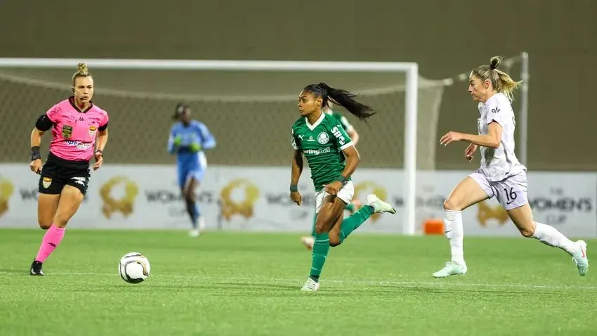 Tainá Maranhão, jogadora do Palmeiras. Foto: Fabio Menotti/Palmeiras