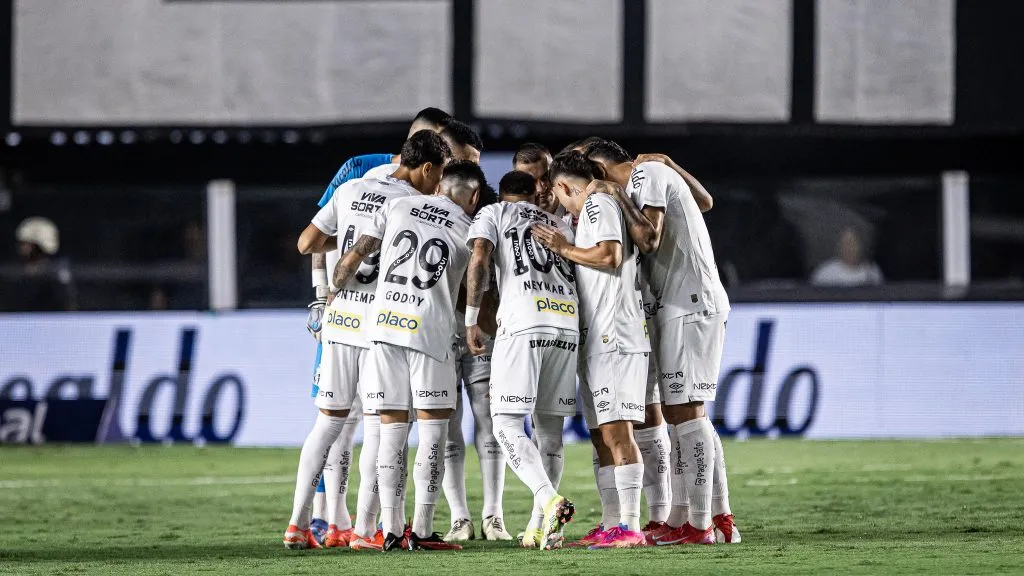 Elenco do Santos - Foto: Raul Baretta/Santos FC.