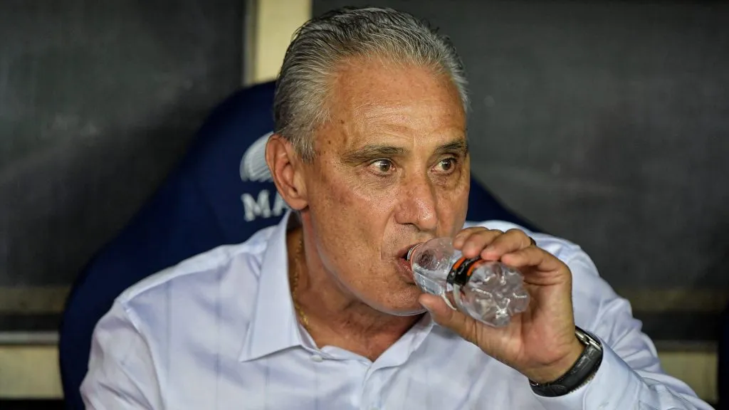 Tite, técnico do Flamengo. Foto: Thiago Ribeiro/AGIF