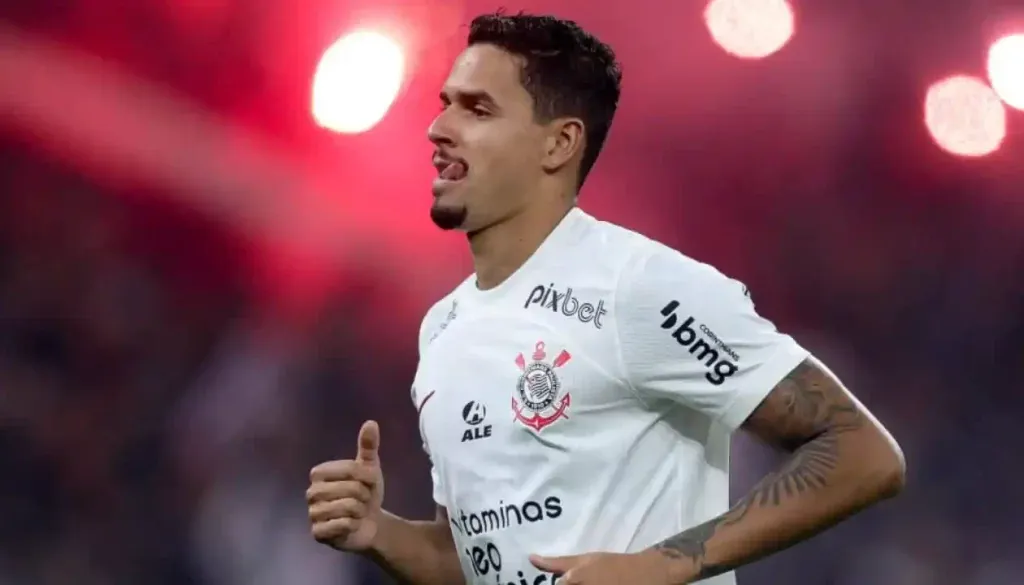 Lucas Veríssimo em ação pelo Corinthians – Foto: Rodrigo Coca/Agência Corinthians