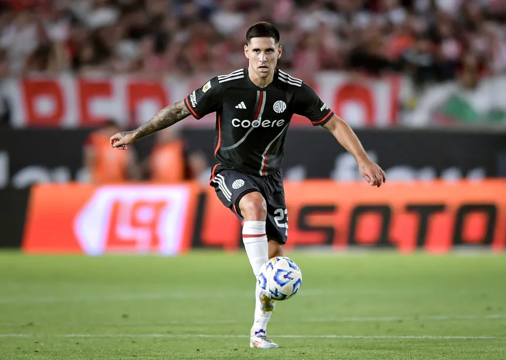 Villagra em jogo do River Plate. Photo by Marcelo Endelli/Getty Images