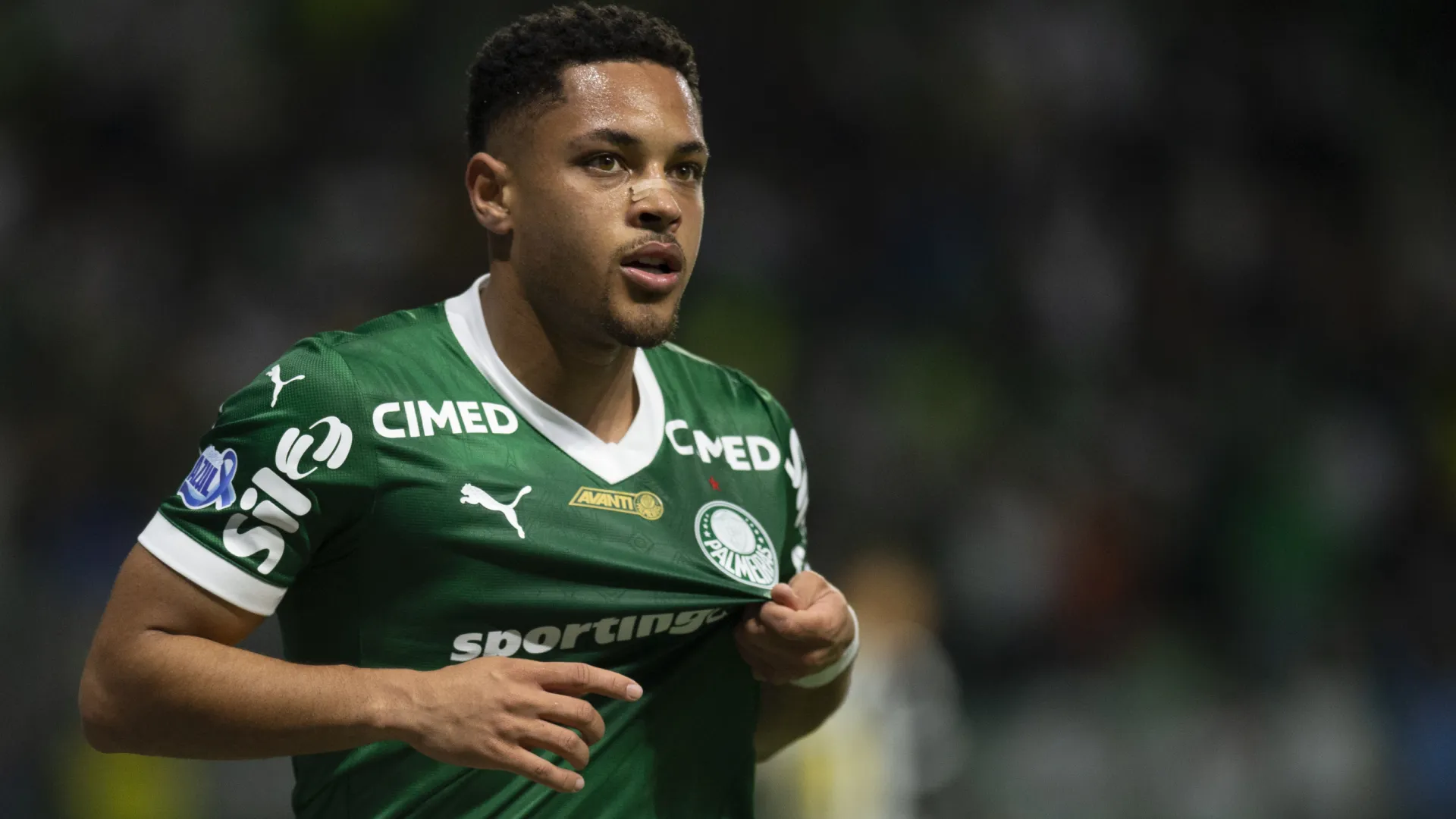 Vitor Roque pode fazer a diferença em Mirassol x Palmeiras –  Foto: Anderson Romão/AGIF