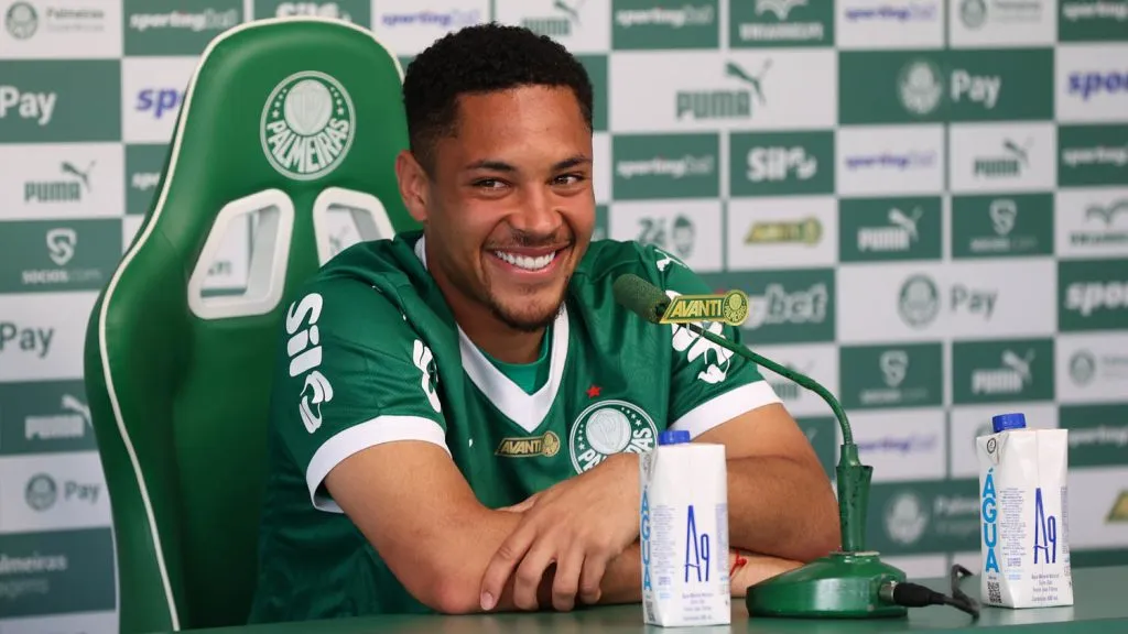 Vitor Roque - Foto: Cesar Greco/Palmeiras.