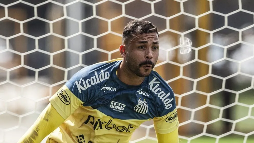 Vladimir, goleiro do Santos. Foto: Bruno Santoni / Santos FC.