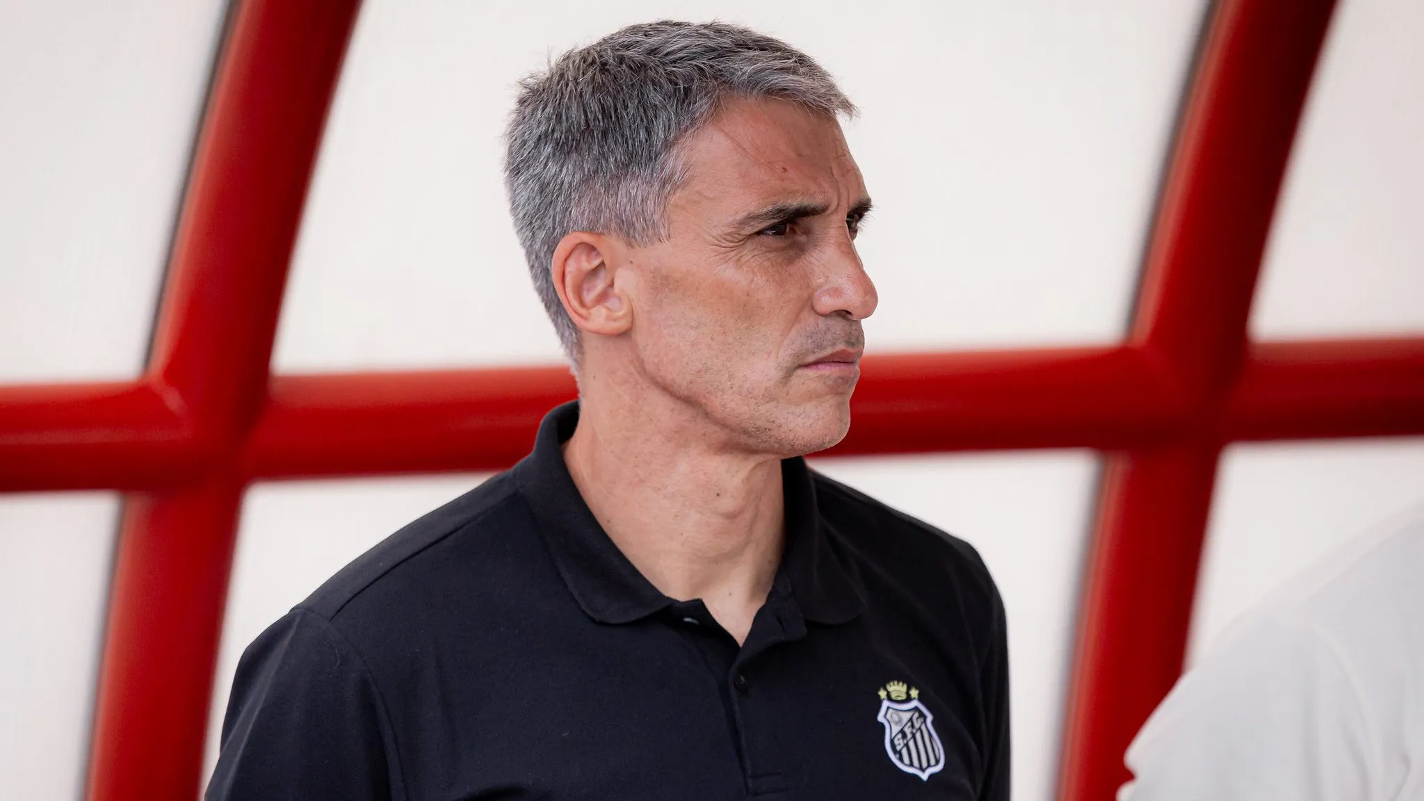 Juan Pablo Vojvoda quer contar com reforços para a defesa – Fotos: Raul Baretta/ Santos FC.