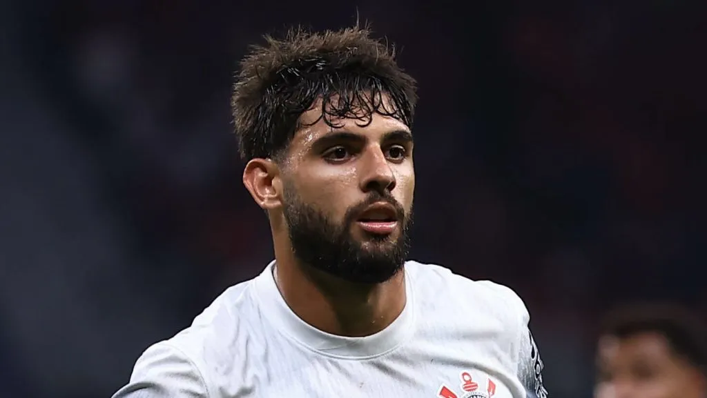 Foto: Marcello Zambrana/AGIF – Atacante ficou irritado com o paraguaio em jogo pelo Paulistão.