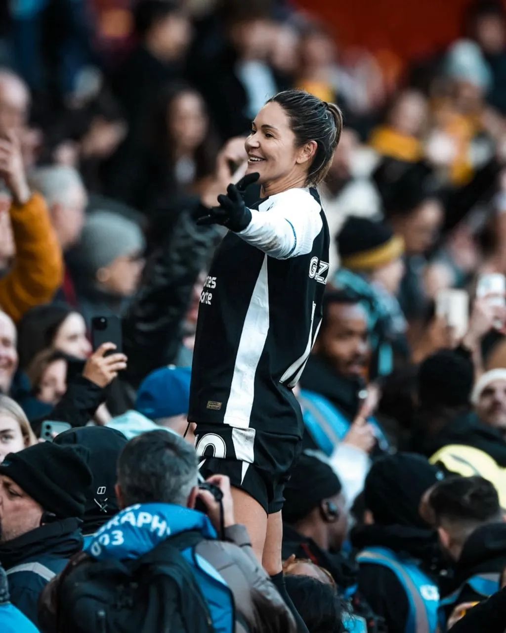Zanotti comemora classificação durante Mundial. Foto: Rodrigo Gazzanel/Ag. Corinthians