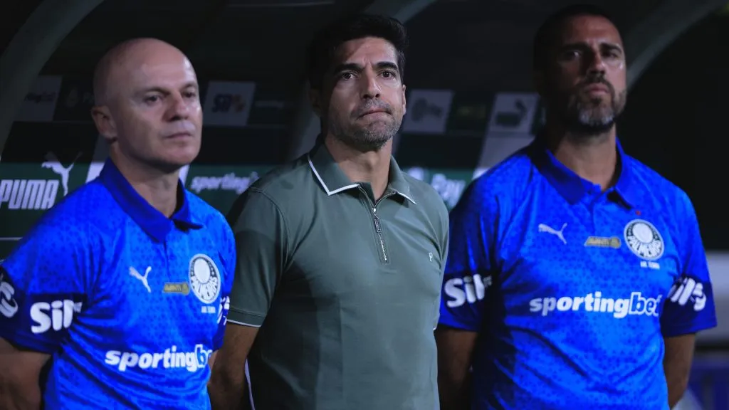 Abel Ferreira e seus auxiliares