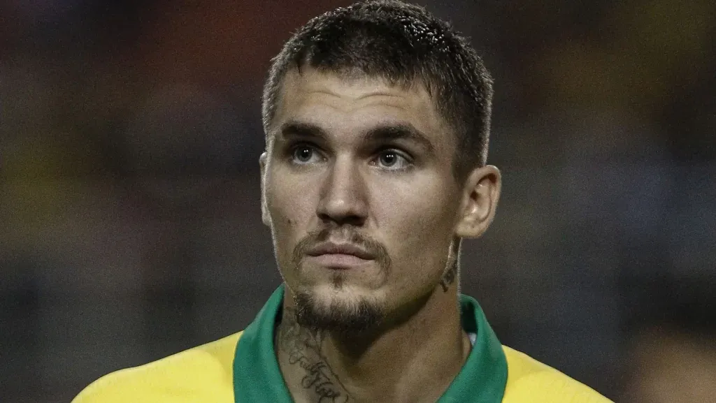 Lyanco com a camisa da Seleção Brasileira