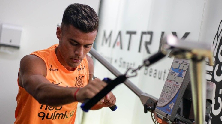Foto: Rodrigo Coca/Ag. Corinthians - Gringo ficou um tempo parado por lesão.