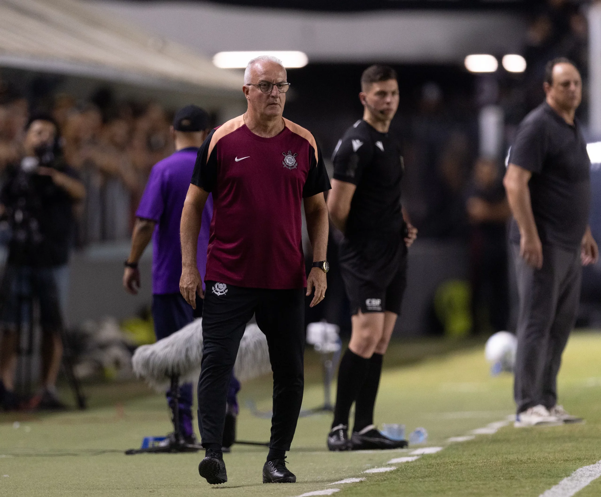 Dorival Júnior em ação na partida do Timão contra o Bahia  – Foto: Agência Corinthians – Rodrigo Coca