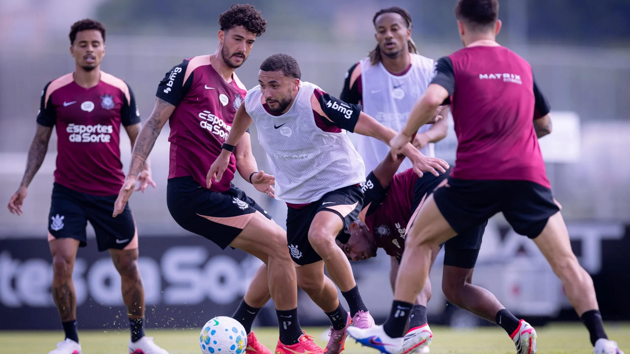 Labyad em treino no CT Joaquim Grava – Foto: Agência Corinthians – Rodrigo Coca