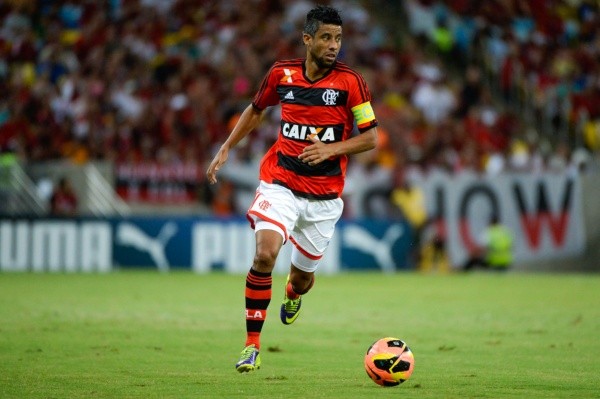 Agif/Pedro Martins – Léo Moura foi apresentado no Resenha FC, time de Fut7