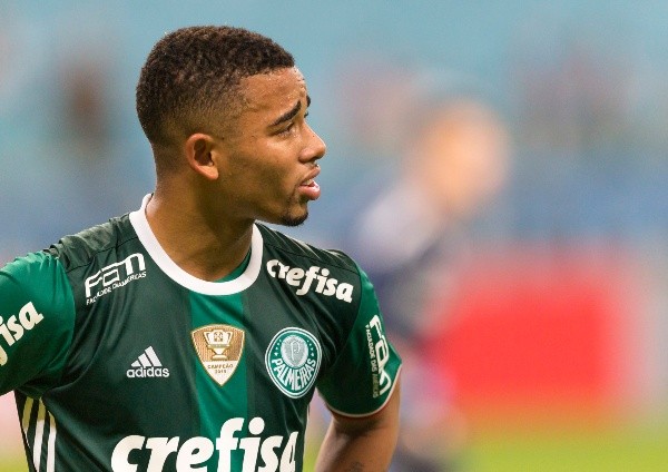 Agif/Jeferson Guareze – Gabriel Jesus foi revelado no Palmeiras