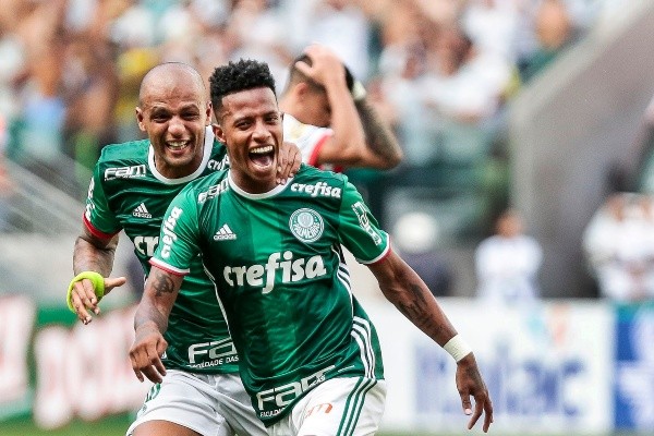 Foto:Ale Cabral/AGIF – Tchê Tchê fez o gol do Verdão na estreia em 2017