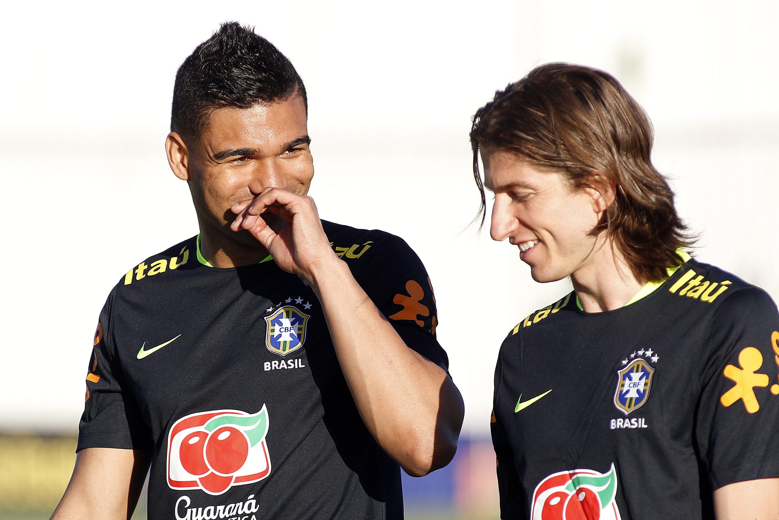Foto: Daniel Vorley/AGIF – Casemiro e Filipe Luís