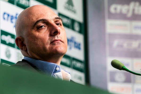 Galiotte tem sido constantemente criticado pela torcida do Palmeiras pela falta de investimento em 2021 (Foto: Alê Cabral/AGIF)