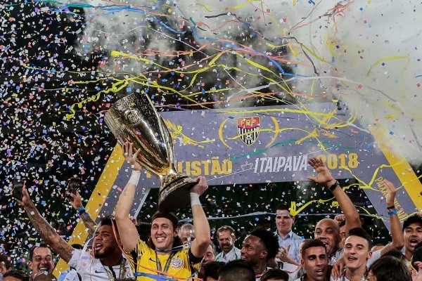 Foto: Ale Cabral/AGIF – Corinthians foi campeão paulista em 2018 no Allianz Parque