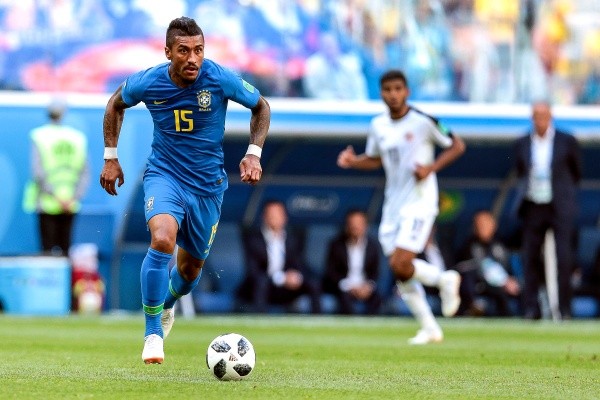 Sao Petersburgo - 22/06/2018 - Copa do Mundo 2018 - Brasil X Costa Rica - Paulinho do Brasil durante partida contra o Costa Rica no estadio Sao Petesburgo pelo campeonato Copa do Mundo 2018. Foto: Ale Cabral/AGIF