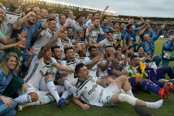 Foto: Thiago Ribeiro/AGIF – Palmeiras foi campeão brasileiro em 2018