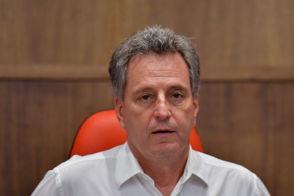 RJ - Rio de Janeiro - 24/02/2019 - Coletiva Presidente do Flamengo Rodolfo Landim - Presidente do Flamengo Rodolfo Landim, concede coletiva neste domingo, no auditorio Rogerio Steinberg, na Gavea, a fim de, responder perguntas sobre a tragedia no Ninho do Urubu. Foto: Thiago Ribeiro/AGIF