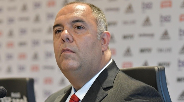 Marcos Braz, vice-presidente de futebol do Flamengo (Foto: Thiago Ribeiro/AGIF)