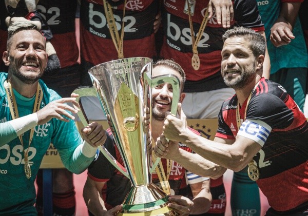 Foto: Matheus Sebenello/AGIF – Flamengo campeão da Supercopa 2020