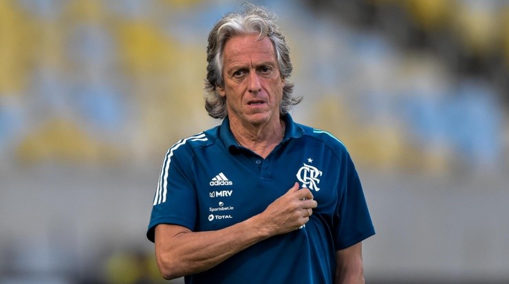 Foto: Thiago Ribeiro/AGIF - Jorge Jesus virou ídolo do Flamengo.