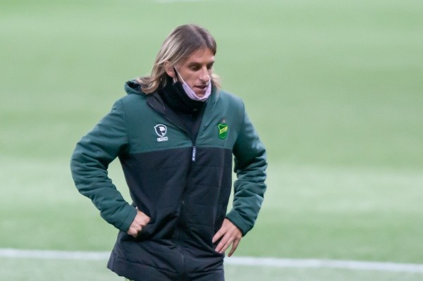 Foto: Marcello Zambrana/AGIF – Beccacece se destacou à frente do Defensa Y Justicia, onde foi campeão da Recopa em 2021
