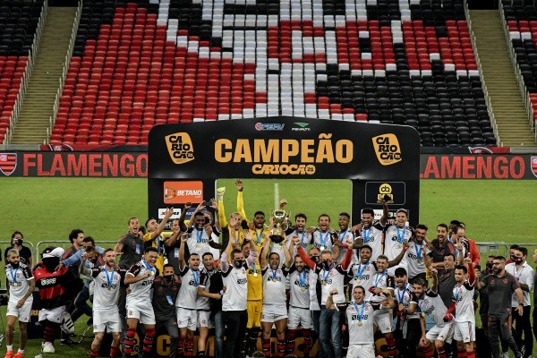 Foto: Thiago Ribeiro/AGIF – Flamengo campeão carioca 2021