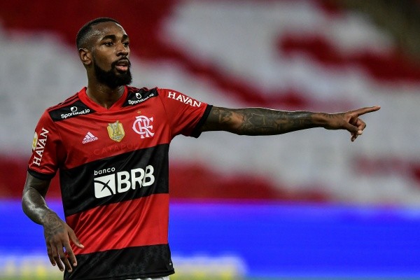 RJ - Rio de Janeiro - 13/06/2021 - BRASILEIRO A 2021, FLAMENGO X AMERICA-MG - Gerson jogador do Flamengo durante partida contra o America-MG no estadio Maracana pelo campeonato Brasileiro A 2021. Foto: Thiago Ribeiro/AGIF