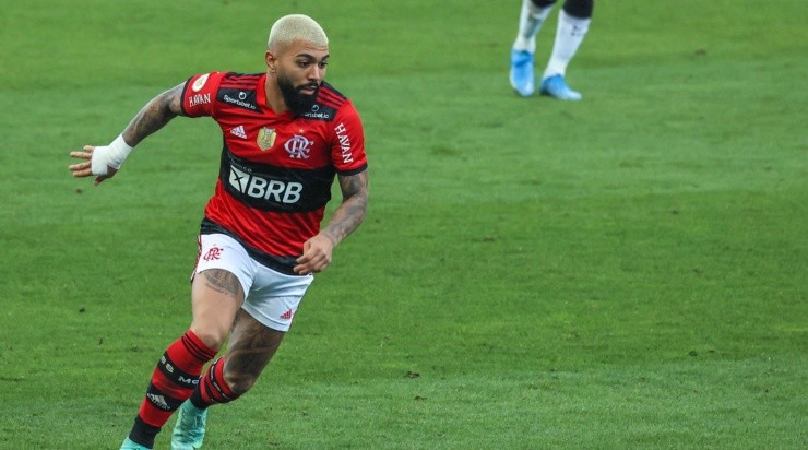 Gabigol não gostou de ser substituido por Renato Gaúcho. Foto:Marcello Zambrana/AGIF
