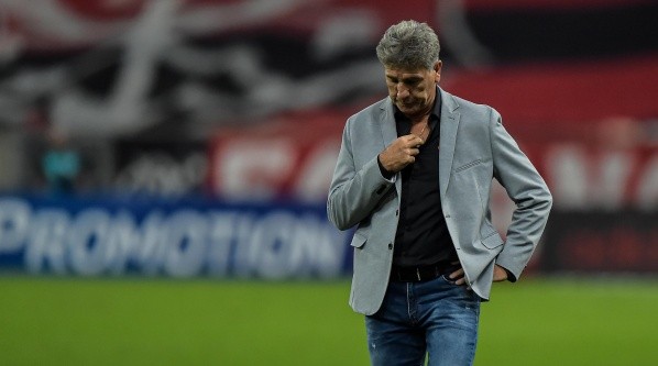 RJ - Rio de Janeiro - 08/08/2021 - BRASILEIRO A 2021, FLAMENGO X INTERNACIONAL - Renato Gaucho tecnico do Flamengo durante partida contra o Internacional no estadio Maracana pelo campeonato Brasileiro A 2021. Foto: Thiago Ribeiro/AGIF