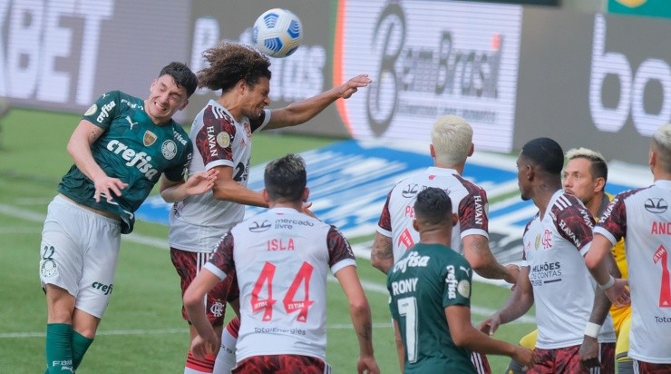 Flamengo e Palmeiras disputam a grande final da Copa Libertadores. Foto:Marcello Zambrana/AGIF