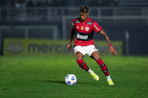 Bruno henrique teve lesão confirmada e desfalca a equipe | Crédito: Diogo Reis/AGIF
