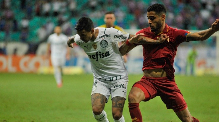 O Palmeiras empatou em 0 a 0 com o Bahia (Foto: Jhony Pinho/AGIF)