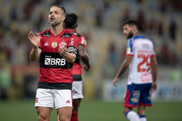 RJ - Rio de Janeiro - 11/11/2021 - BRASILEIRO A 2021, FLAMENGO X BAHIA - Diego Ribas jogador do Flamengo durante partida contra o Bahia no estadio Maracana pelo campeonato Brasileiro A 2021. Foto: Jorge Rodrigues/AGIF