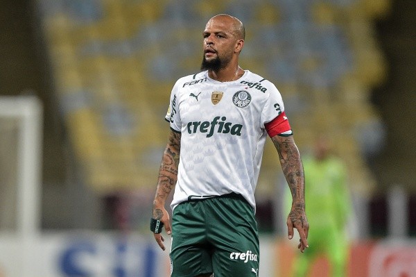 Foto: Thiago Ribeiro/AGIF – Felipe Melo em ação pelo Palmeiras