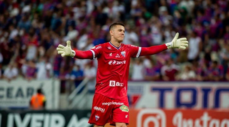 Marcelo Boeck renovou com o Fortaleza até o final de 2022. Foto:      Pedro Chaves/AGIF