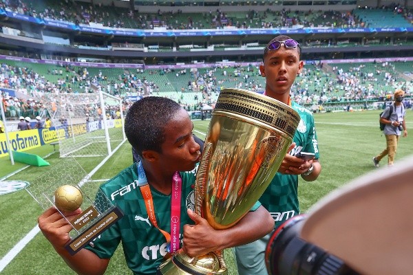 (Foto: Marcello Zambrana/AGIF) Endrick usa Vinícius Jr como fonte de inspiração e foco