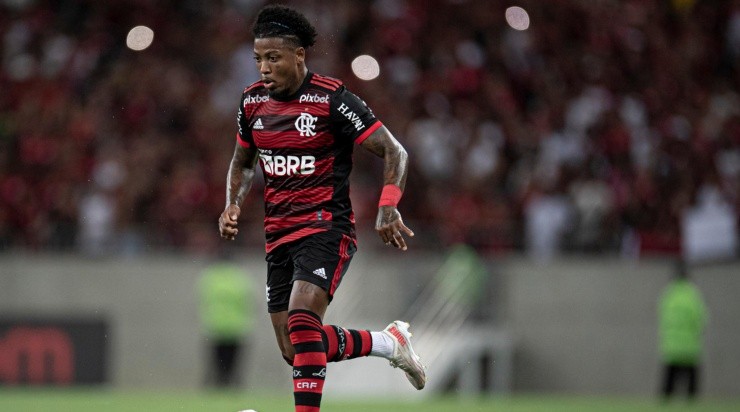 Marinho pode ganhar seu primeiro título pelo Flamengo neste final de semana. Foto:Jorge Rodrigues/AGIF