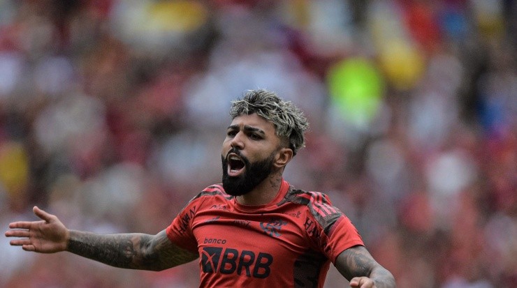 Gabigol foi determinante para a vitória do Flamengo diante do Corinthians na Neo Química Arena. Foto:Thiago Ribeiro/AGIF