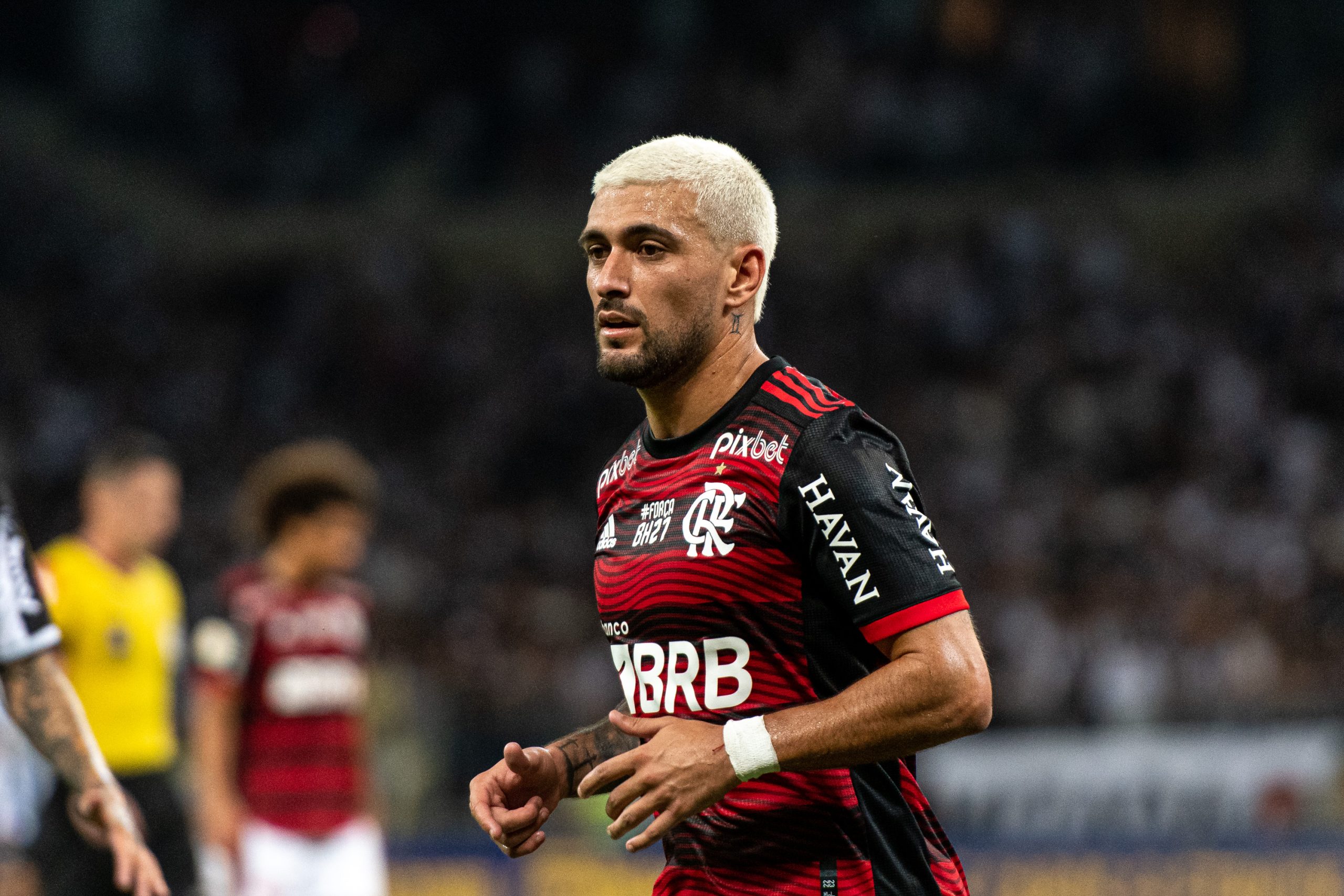 Foto: Alessandra Torres/AGIF – Arrascaeta foi elogiado por Rivaldo após atuações diante do Corinthians na Libertadores